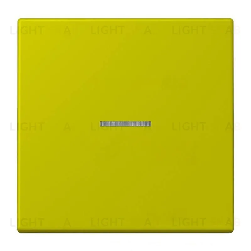 Выключатель перекрестный 1 клавишный с подсветкой Jung LS 990 Les Couleurs Le Corbusier vert olive vif 507u+90+LC990KO54320F 507u + 90 + LC990KO54320F