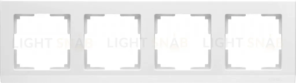 Рамка четверная Werkel Stark, белый a050914 a050914