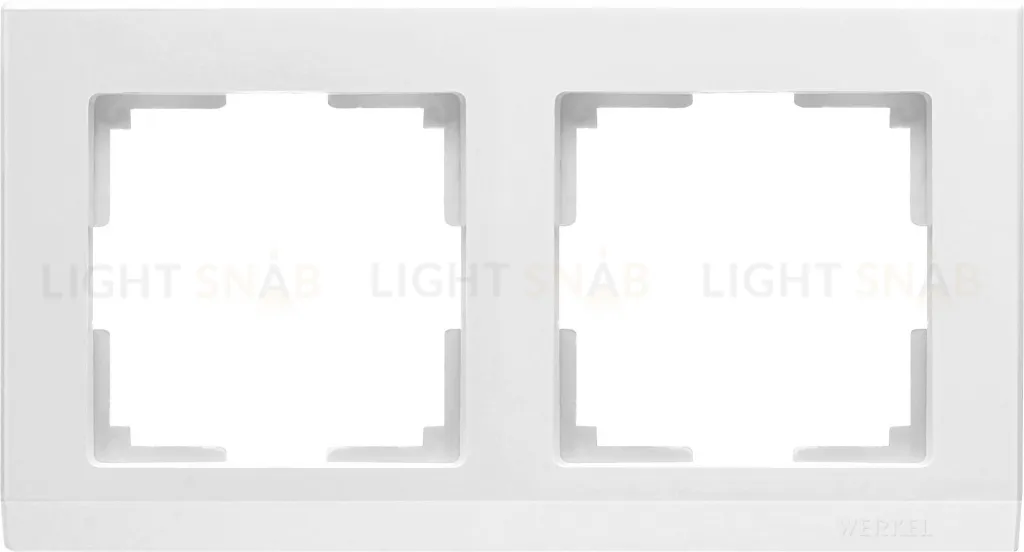 Рамка двойная Werkel Stark, белый a050904 a050904