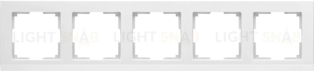 Рамка пятерная Werkel Stark, белый a050911 a050911