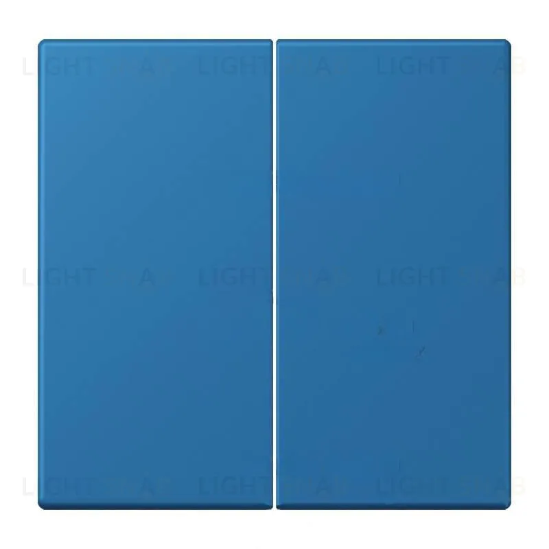 Кнопочный переключатель 2 клавишный Jung LS 990 Les Couleurs Le Corbusier bleu ceruleen 31 509TU+LC99532030 509TU + LC99532030