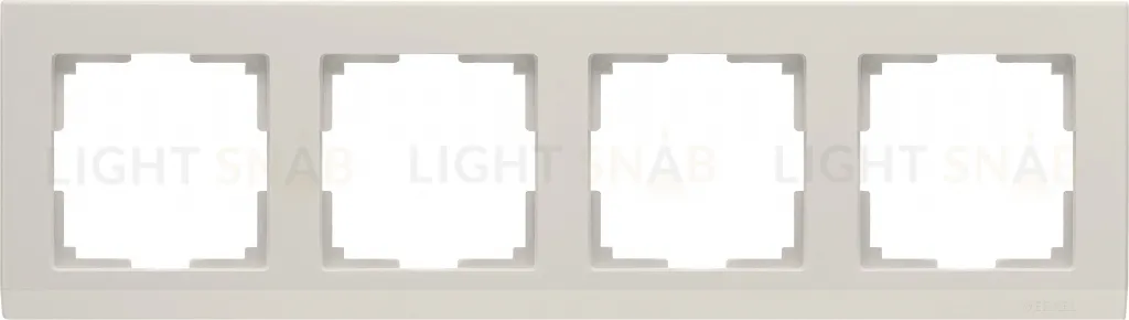 Рамка четверная Werkel Stark, слоновая кость a050916 a050916