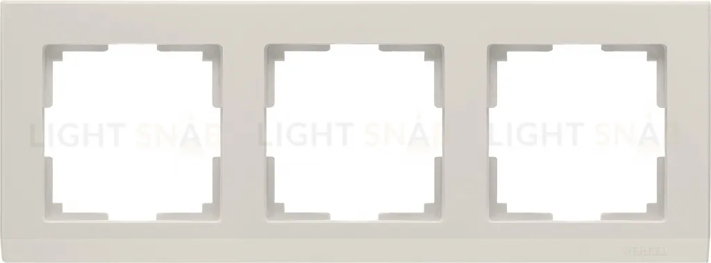 Рамка тройная Werkel Stark, слоновая кость a050910 a050910