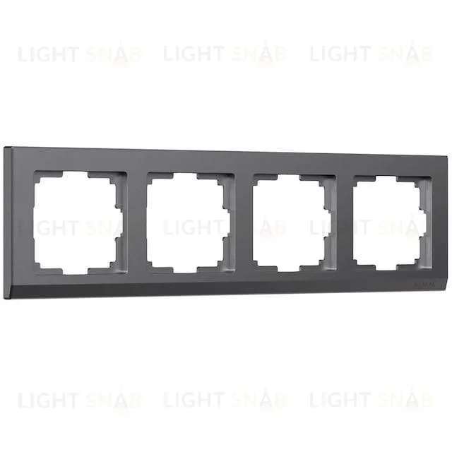 Рамка четверная Werkel Stark, графит матовый a063118 a063118