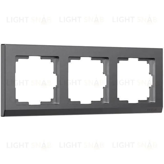 Рамка тройная Werkel Stark, графит матовый a063117 a063117