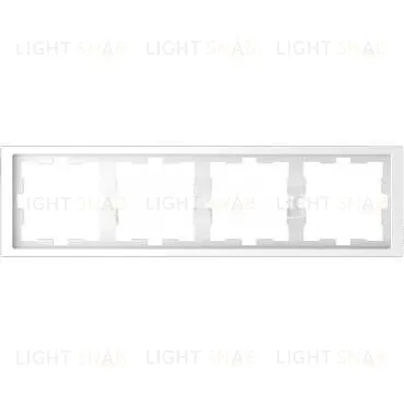 Рамка четверная Merten D-life белый лотос MTN4040-6535 MTN4040-6535