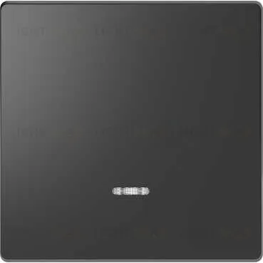 Выключатель одноклавишный проходной с подсветкой Merten D-life (вкл/выкл с 2-х мест) 10А/250В, антрацит MTN3136-0000+MTN3320-6034 MTN3136-0000 + MTN3320-6034
