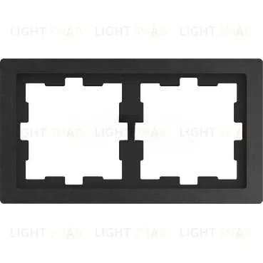 Рамка двойная Merten D-life базальт, камень MTN4020-6547 MTN4020-6547