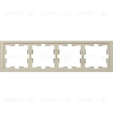 Рамка четверная Merten D-life сахара MTN4040-6533 MTN4040-6533