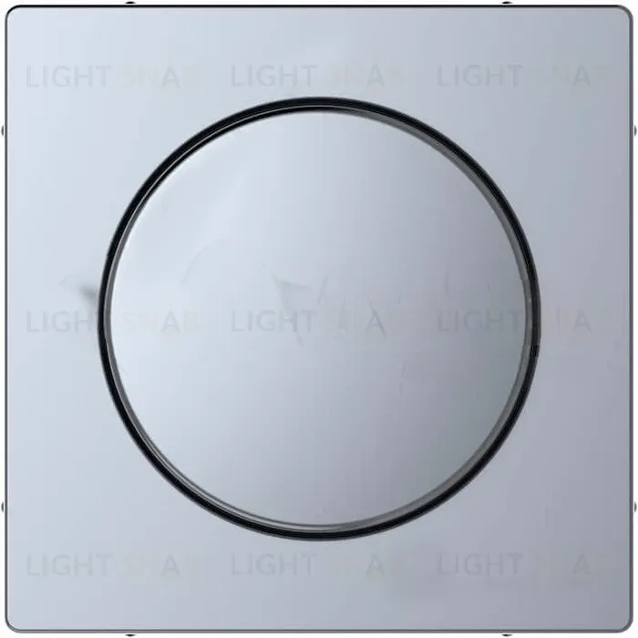 Светорегулятор поворотно-нажимной универсальный Merten D-life LED 4-200Вт, 4-400 Вт. для ламп накал. и галог., нержавеющая сталь MTN5134-0000+MTN5250-6036 MTN5134-0000 + MTN5250-6036