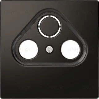 Телевизионная TV-SAT-FM розетка оконечная Merten D-life, антрацит MTN466097+MTN4123-6034 MTN466097 + MTN4123-6034