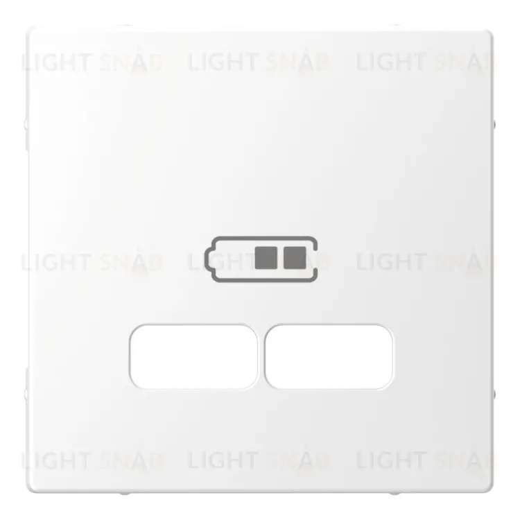 Розетка USB двойная для зарядки Merten D-life, белый MTN4366-0100+MTN4367-6035 MTN4366-0100 + MTN4367-6035