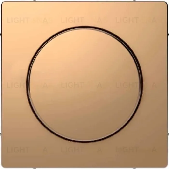 Светорегулятор поворотно-нажимной универсальный Merten D-life LED 4-200Вт, 4-400 Вт. для ламп накал. и галог., шампань MTN5134-0000+MTN5250-6051 MTN5134-0000 + MTN5250-6051