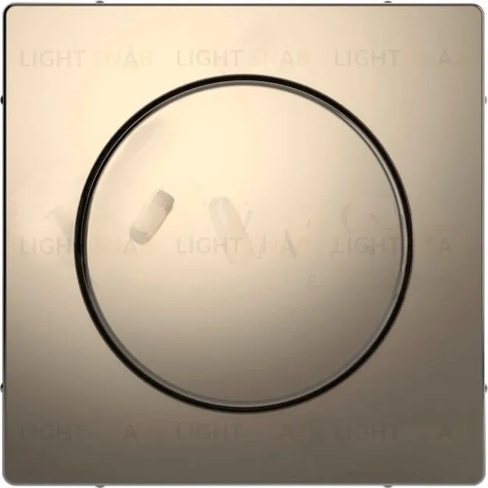 Светорегулятор поворотно-нажимной универсальный Merten D-life LED 4-200Вт, 4-400 Вт. для ламп накал. и галог., никель MTN5134-0000+MTN5250-6050 MTN5134-0000 + MTN5250-6050