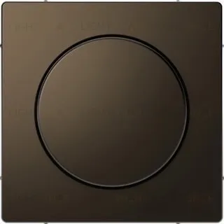 Светорегулятор поворотно-нажимной Merten D-life 40-400 Вт. для ламп накаливания и галог., мокко металл MTN5131-0000+MTN5250-6052 MTN5131-0000 + MTN5250-6052