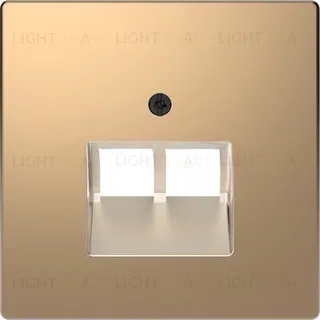 Розетка телефонная двойная Merten D-life RJ11, шампань металл EPUAE8-8UPO+MTN4522-6051 EPUAE8-8UPO + MTN4522-6051