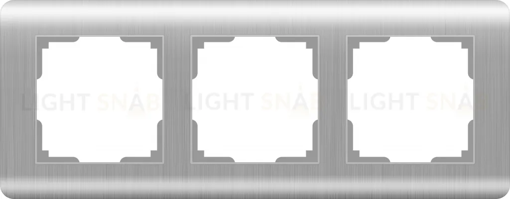 Рамка тройная Werkel Stream, серебряный a051277 a051277