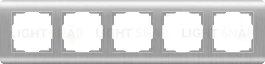 Рамка пятерная Werkel Stream, серебряный a051272 a051272