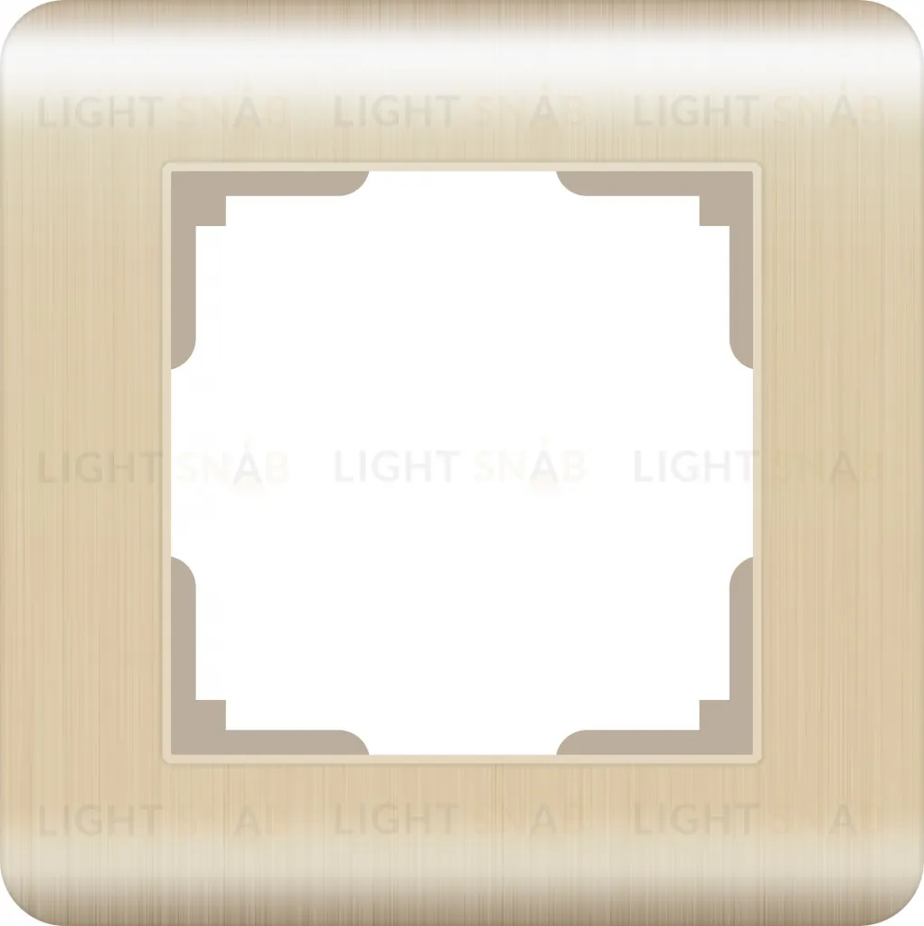 Рамка одинарная Werkel Stream, шампань a051284 a051284