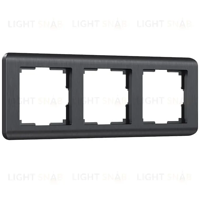 Рамка тройная Werkel Stream, графит a051268 a051268