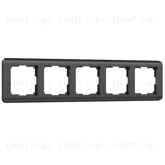 Рамка пятерная Werkel Stream, графит a051271 a051271