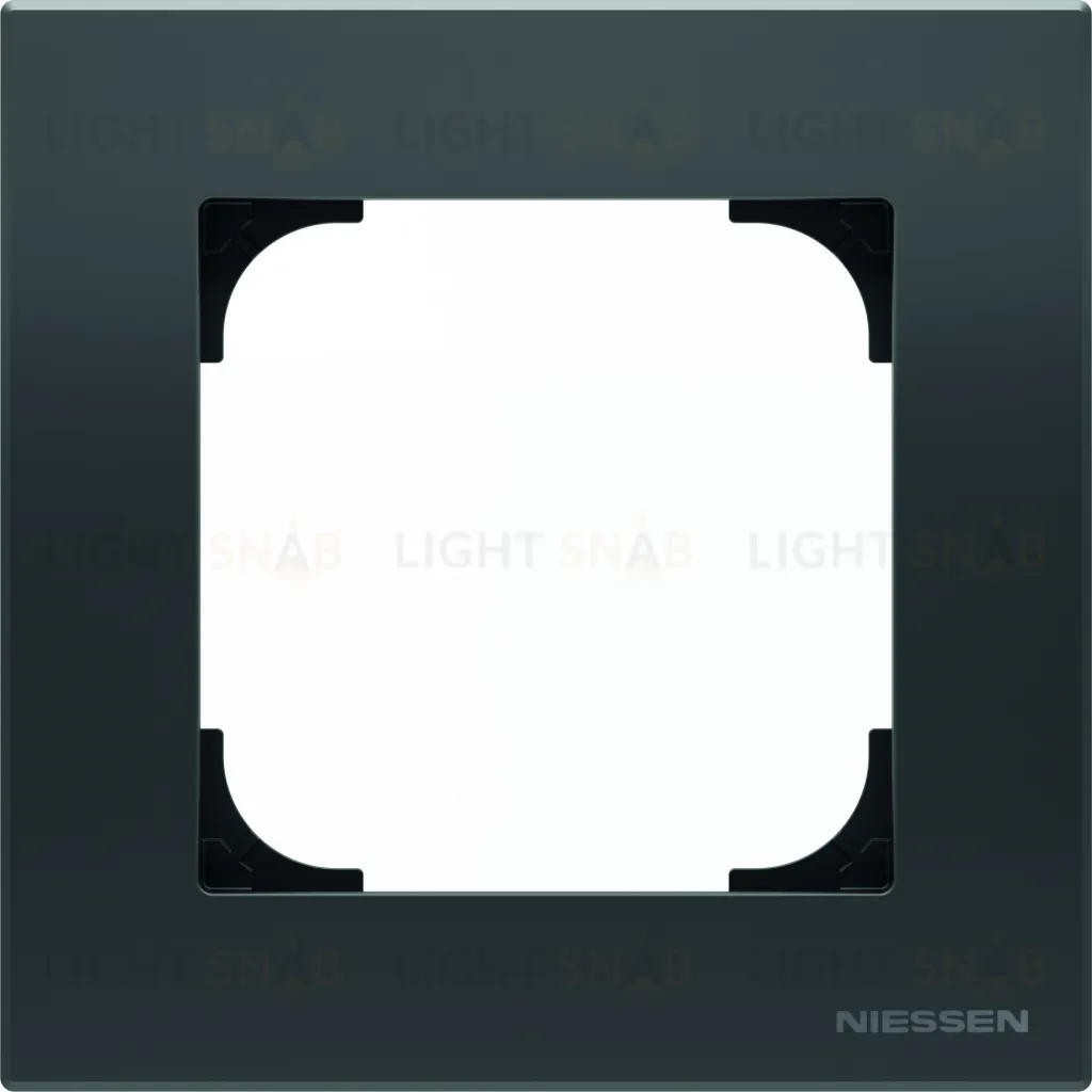 Рамка одинарная ABB Sky, черный бархат 2CLA857100A1501 2CLA857100A1501