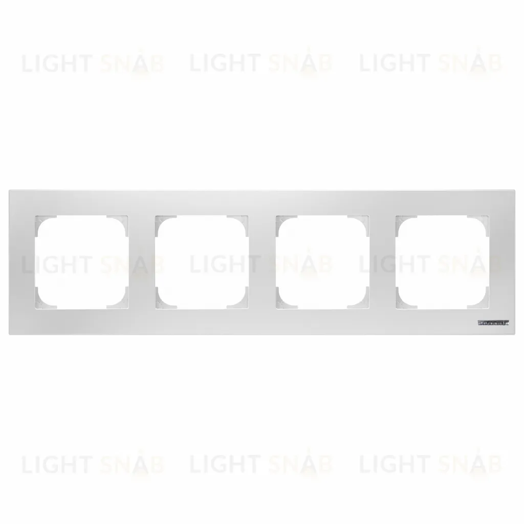 Рамка четверная ABB Sky, белый 2CLA857400A1101 2CLA857400A1101