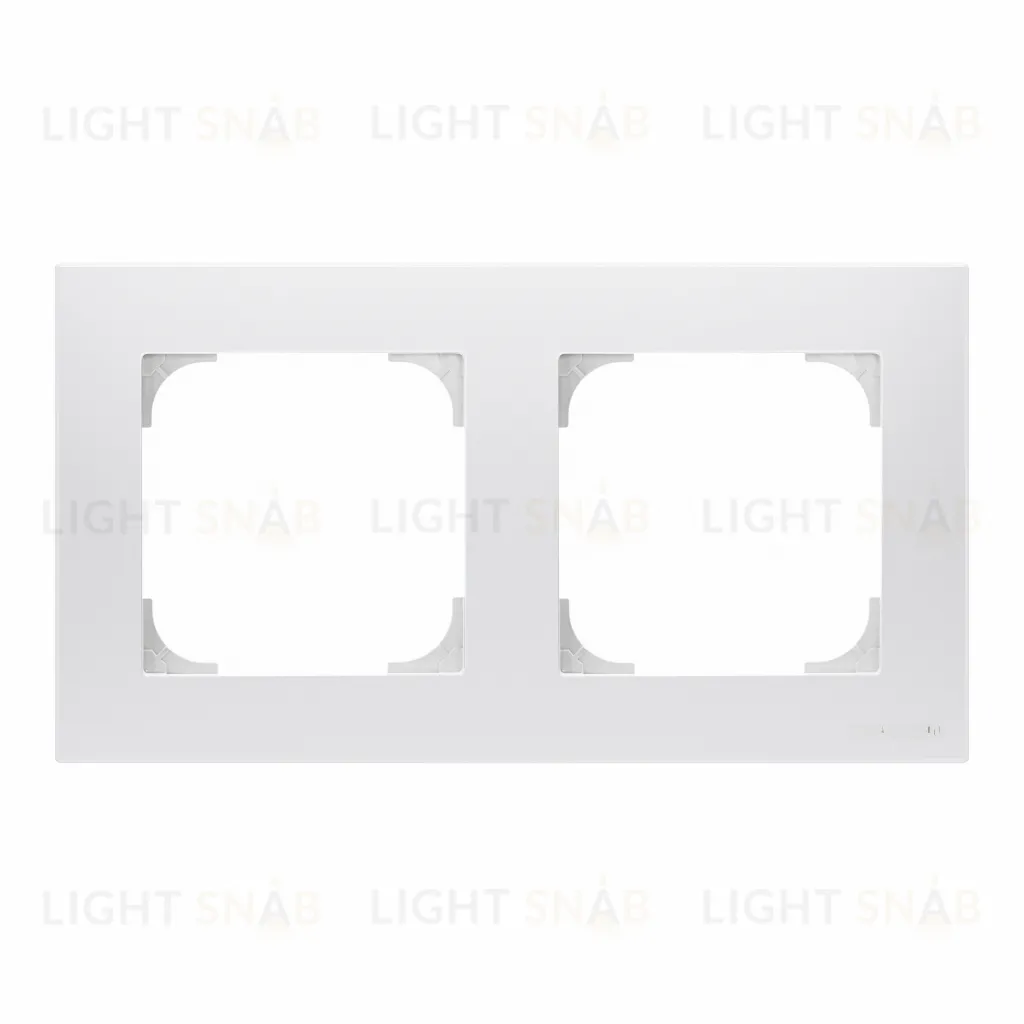 Рамка двойная ABB Sky, белый 2CLA857200A1101 2CLA857200A1101