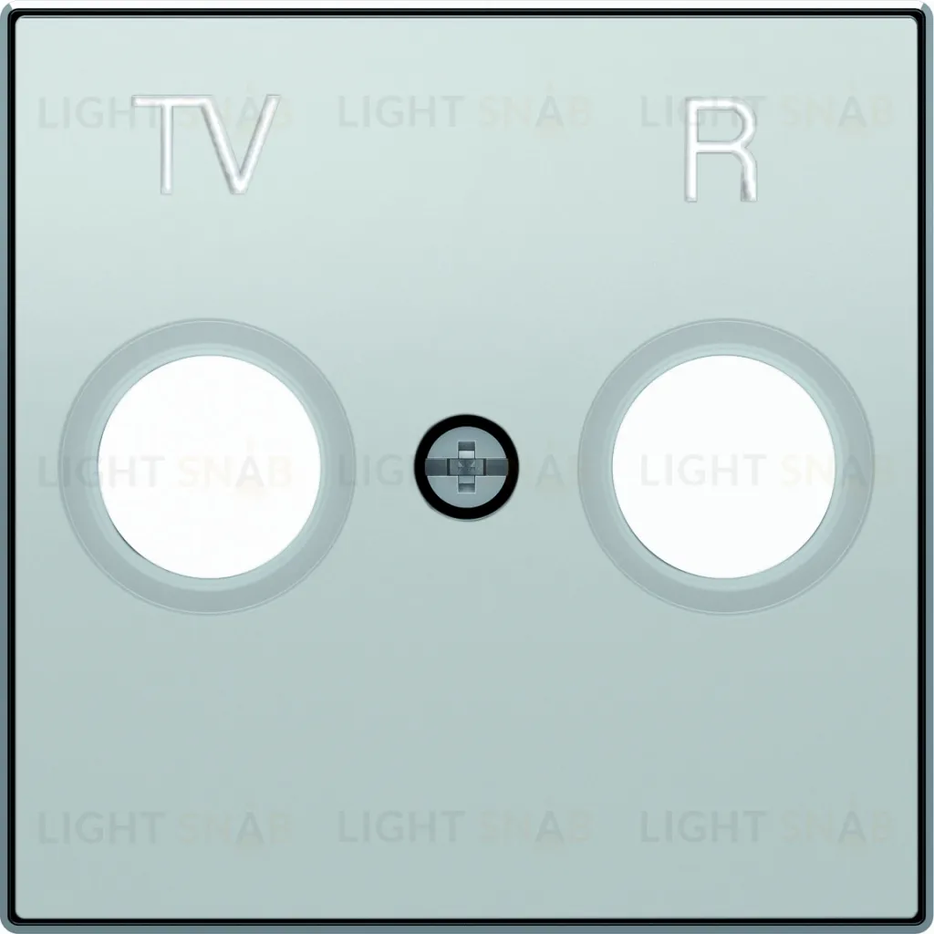 Розетка TV-R проходная ABB Sky, серебряный 2CLA815070A1001+2CLA855000A1301 2CLA815070A1001 + 2CLA855000A1301