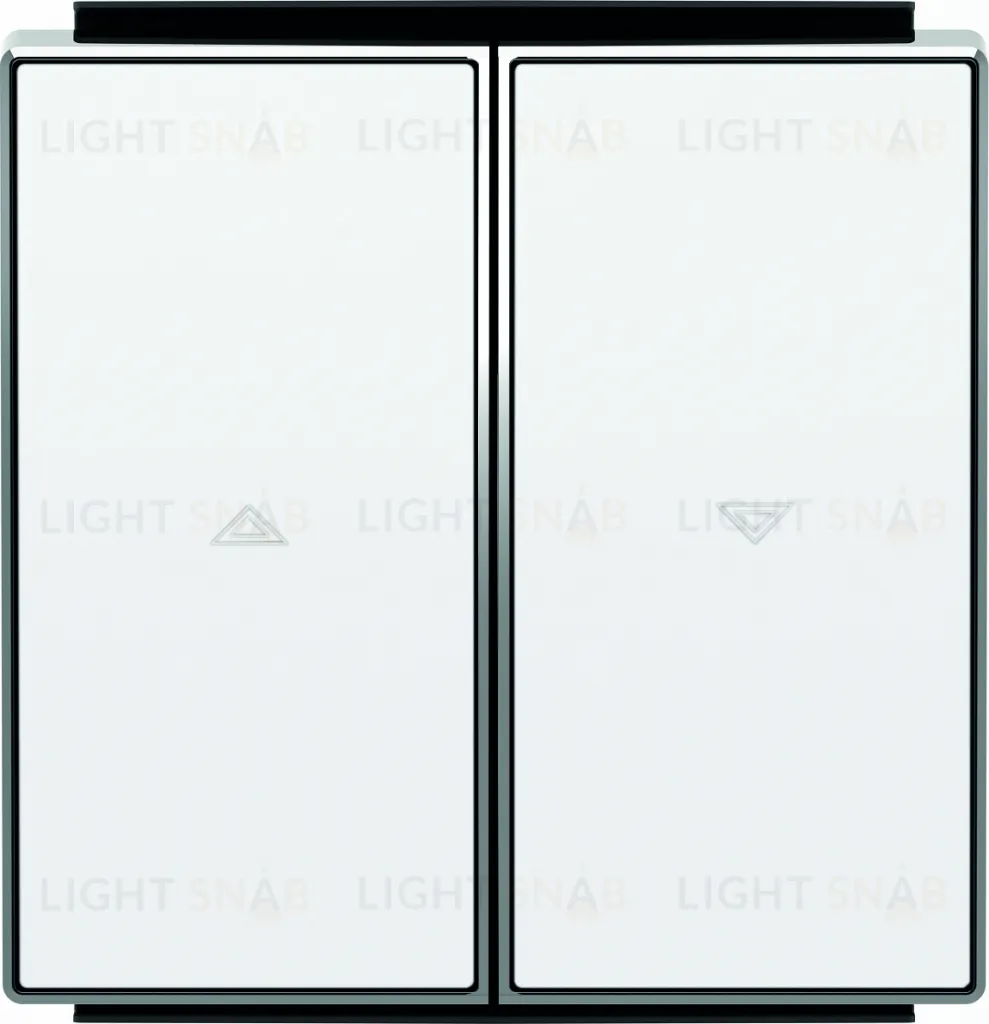 Выключатель управления жалюзи клавишный ABB Sky, белый 2CLA814410A1001+2CLA854400A1101 2CLA814410A1001 + 2CLA854400A1101
