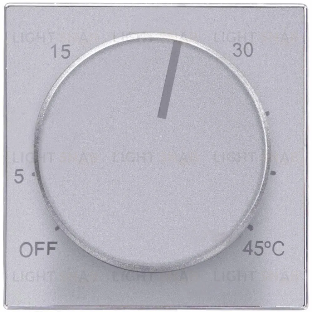 Терморегулятор теплого пола ABB Sky с датчиком, 10А/250В, серебряный 2CLA814090A1001+2CLA854090A1301 2CLA814090A1001 + 2CLA854090A1301