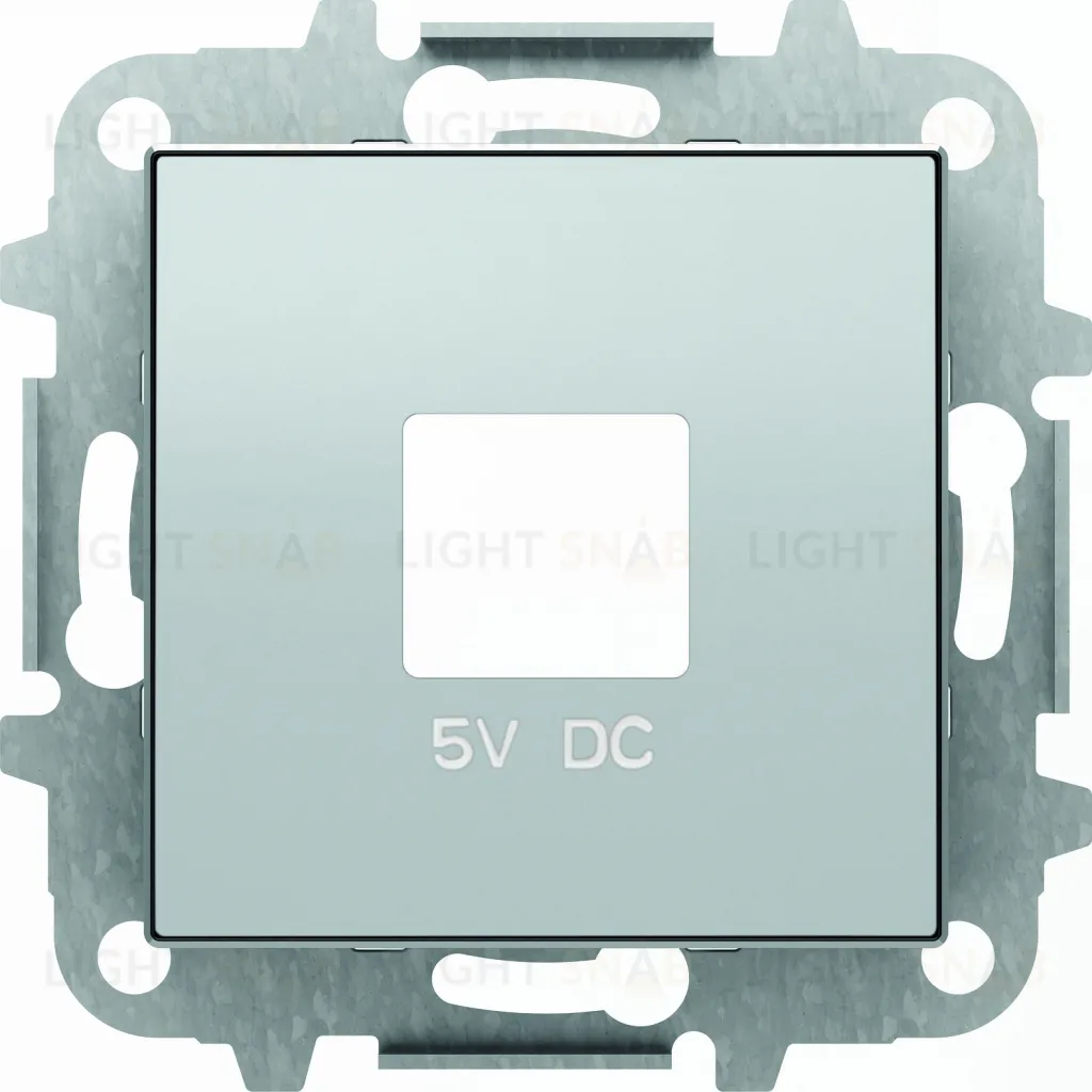 Usb розетка двойная ABB Sky, серебряный 2CLA818500A1001+2CLA858500A1301 2CLA818500A1001 + 2CLA858500A1301