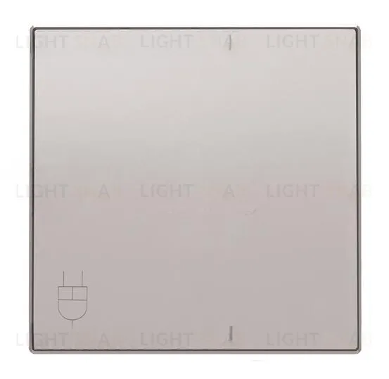 Розетка с заземлением со шторками с крышкой с безвинтовыми клеммами ABB Sky, серебряный 2CLA818860A1001+2CLA858810A1301 2CLA818860A1001 + 2CLA858810A1301