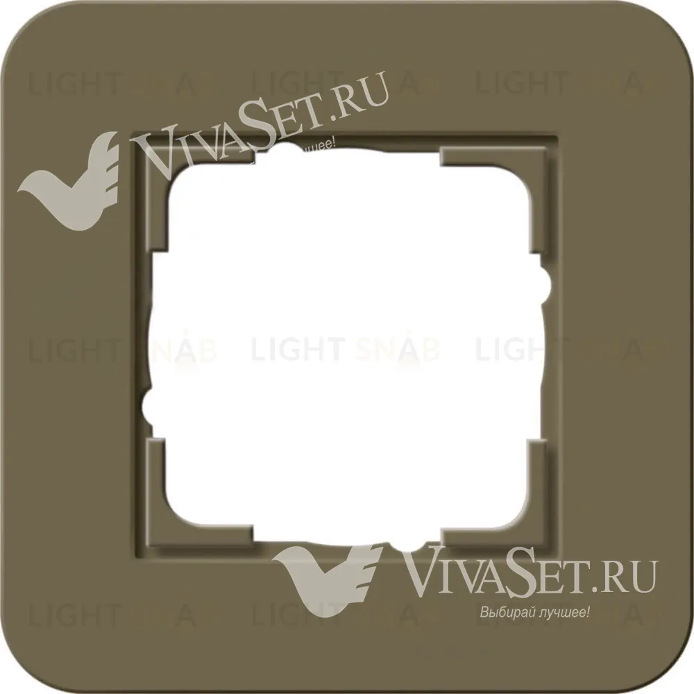 Рамка одинарная Gira E3 дымчатый/антрацит 0211426 0211426