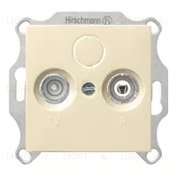 Телевизионная розетка проходная Gira TV-FM 004100+086901 004100 + 086901