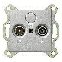 Телевизионная розетка оконечная Gira TV-FM 004600+086926 004600 + 086926