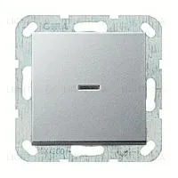 Выключатель одноклавишный универс. с подсветкой Gira (вкл/выкл с 2-х мест) 10А/250В 010600+099600+029026 010600 + 099600 + 029026