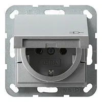 Розетка с заземлением с откидной крышкой Gira 16А/250В 445426 445426