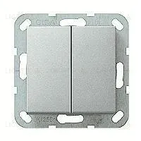 Выключатель двухклавишный Gira 10А/250В 010500+029526 010500 + 029526