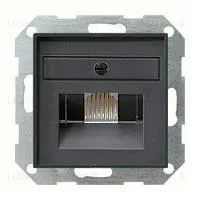 Розетка компьютерная одинарная Gira RJ45 6-й кат. EPUAE8UPOK6+027028 EPUAE8UPOK6 + 027028