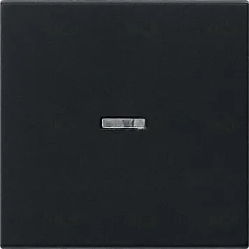 Выключатель одноклавишный универс. с подсветкой Gira (вкл/выкл с 2-х мест) 10А/250В, черный матовый 010600+099600+0290005 010600 + 099600 + 0290005
