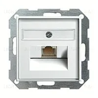 Розетка компьютерная одинарная Gira RJ45 6-й кат. EPUAE8UPOK6+027003 EPUAE8UPOK6 + 027003