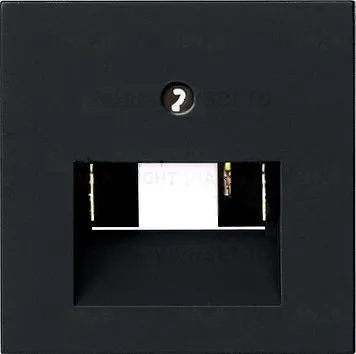 Розетка телефонная одинарная Gira RJ11, черный матовый 017900+0270005 017900 + 0270005