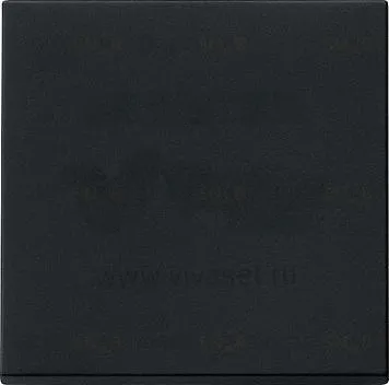 Выключатель одноклавишный перекрестный Gira (вкл/выкл с 3-х мест) 10А/250В, черный матовый 010700+0296005 010700 + 0296005