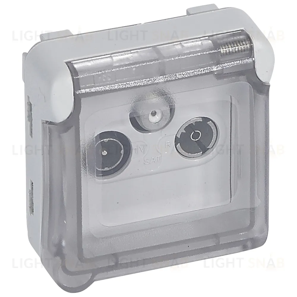 Розетка TV-SAT IP55 Legrand Plexo, серый 69558 69558