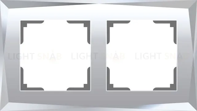 Рамка двойная Werkel Diamant, зеркальный a051015 a051015