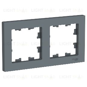 Рамка двойная Schneider Electric Atlasdesign, грифель ATN000702 ATN000702