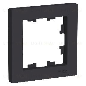 Рамка одинарная Schneider Electric Atlasdesign, карбон ATN001001 ATN001001