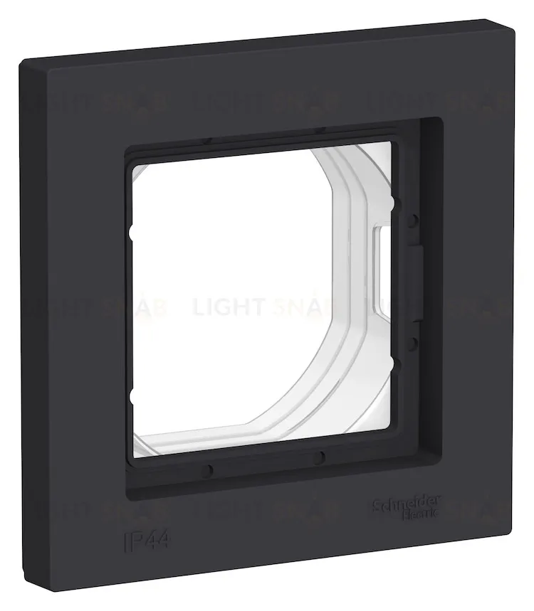 Рамка одинарная Schneider Electric Atlasdesign IP44, карбон ATN441001 ATN441001