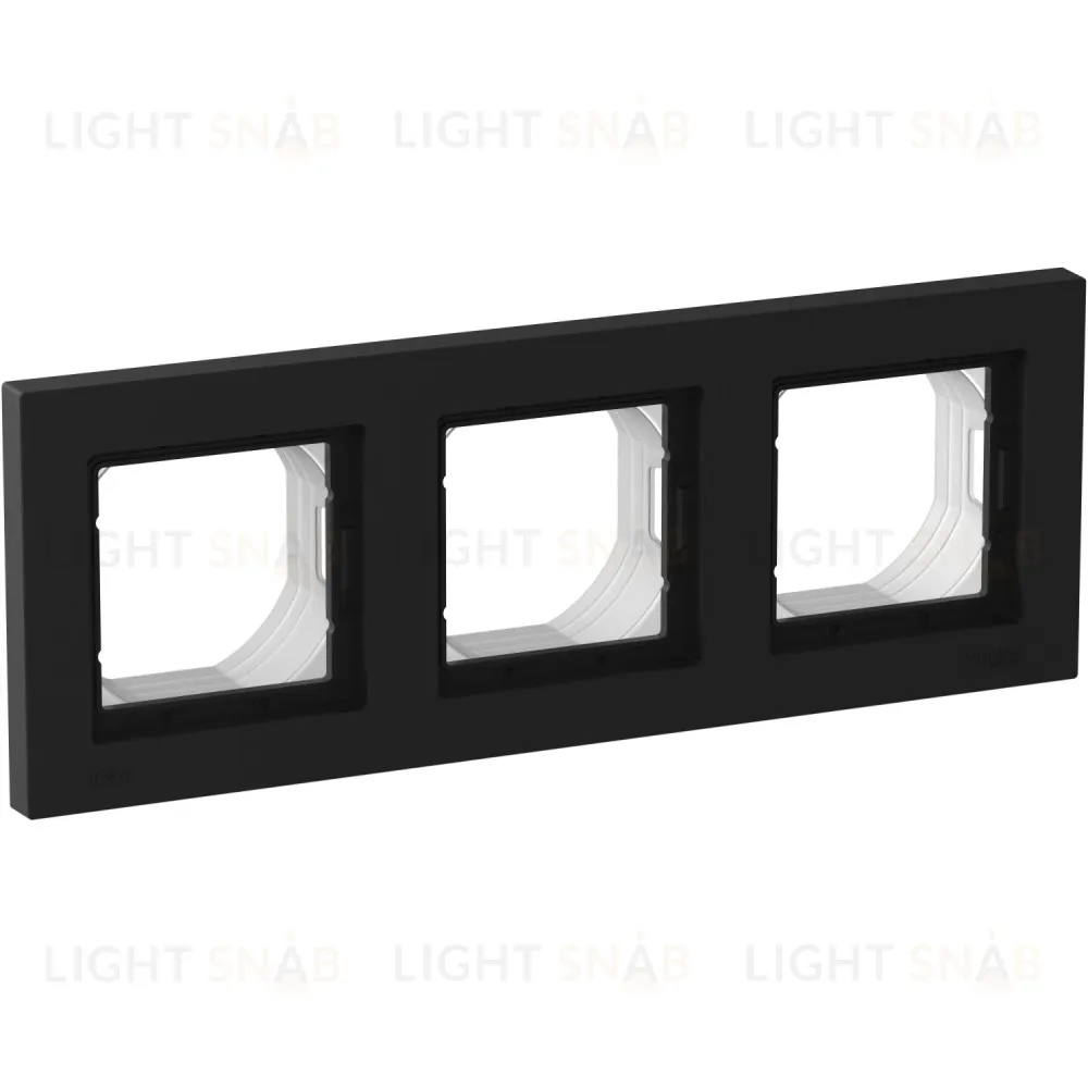 Рамка тройная Schneider Electric Atlasdesign IP44, карбон ATN441003 ATN441003